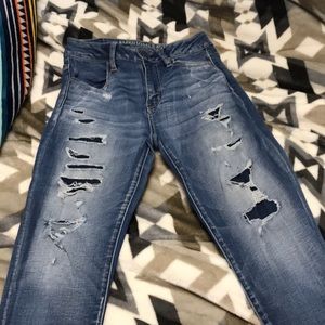 American eagle holy jeans